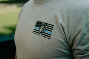 911 Strong Thin Blue Line T-Shirt